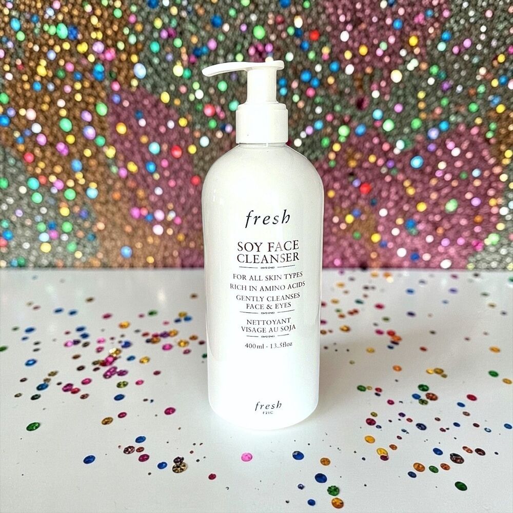 FRESH Soy Face Cleanser For All Skin Types 13.5 fl oz Brand New Without Box